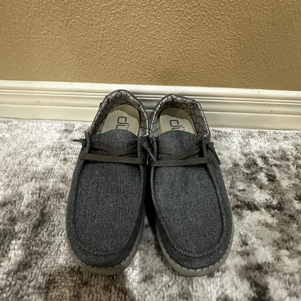 Hey Dude glitter shoes